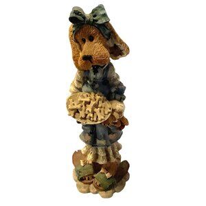 Vtg 1995 Boyds Bears & Friends "Betty Cocker”‎ Dog Folkstone Collection Figurine